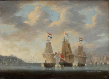 海戦 Painting - プラド美術館の海戦を戦う
